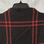 NWT Ann Taylor Womens Long Sleeve Red Black Casual Pullover Sweater Shirt Small