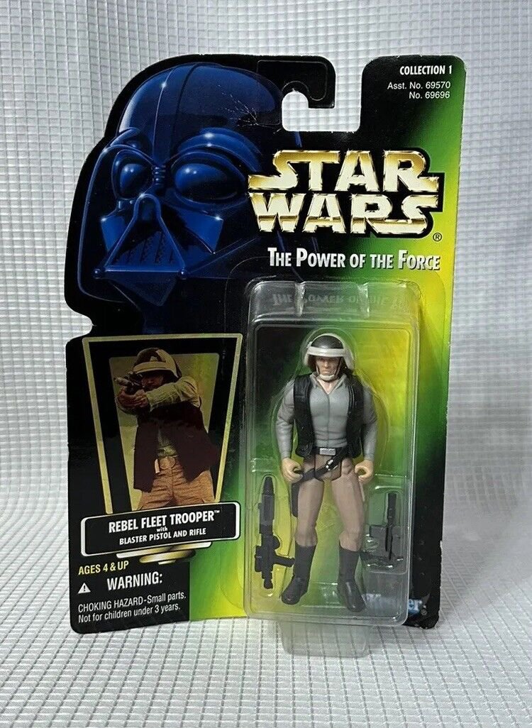 Star Wars Rebel Fleet Trooper Freeze with Blaster Pistol & Rifle NIB
