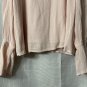 NWT Sofia Jeans Vergara Womens Blush Ruffle Off Shoulder Blouse Shirt Size Small