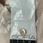 NWT Sofia Jeans Vergara Womens Blush Ruffle Off Shoulder Blouse Shirt Size Small