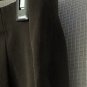 NWT Fabrizio Gianni Womens Stretch Comfort Brown Crop Capri Pants Slacks Size 12