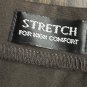 NWT Fabrizio Gianni Womens Stretch Comfort Brown Crop Capri Pants Slacks Size 12