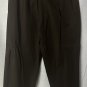 NWT Fabrizio Gianni Womens Stretch Comfort Brown Crop Capri Pants Slacks Size 12