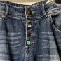 Desigual Why Womens Medium Wash Embroidered Jeans Denim Size 32x30 EUC
