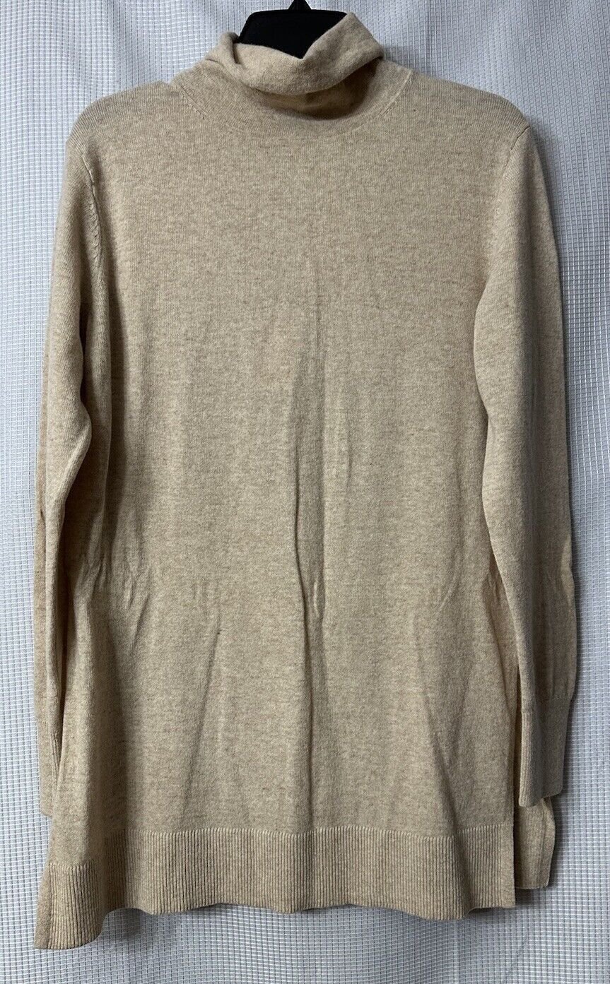 NWT Ann Taylor Womens Long Sleeve Turtleneck Casual Top Blouse Shirt Size Medium