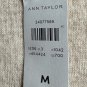 NWT Ann Taylor Womens Long Sleeve Turtleneck Casual Top Blouse Shirt Size Medium