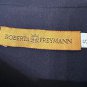 Vintage Roberta Freymann Womens Long Sleeve Zip Front Jacket Coat Top Size Small