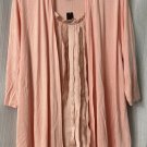 NWT August Silk Womens Elbow Length Magical Rose Top Blouse Shirt Size XL
