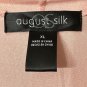 NWT August Silk Womens Elbow Length Magical Rose Top Blouse Shirt Size XL