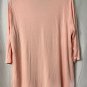 NWT August Silk Womens Elbow Length Magical Rose Top Blouse Shirt Size XL