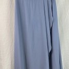NWT Cameron Blake Womens Short Sleeve Blue Formal Full Length Dress Size Medium