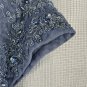 NWT Cameron Blake Womens Short Sleeve Blue Formal Full Length Dress Size Medium