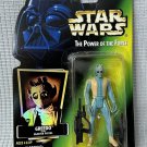 Kenner Star Wars POTF Red Card Greedo Action Figure 1996 Blaster Pistol NIP