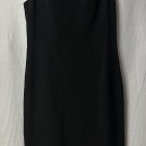 NWT Vintage Bracoloni Lucero Corredor Womens Sleeveless Black Lined Dress Size 8