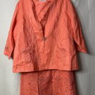 NWT EY Signature Especially Yours Womens 3 Piece Linen Skirt Set Plus Size 3X