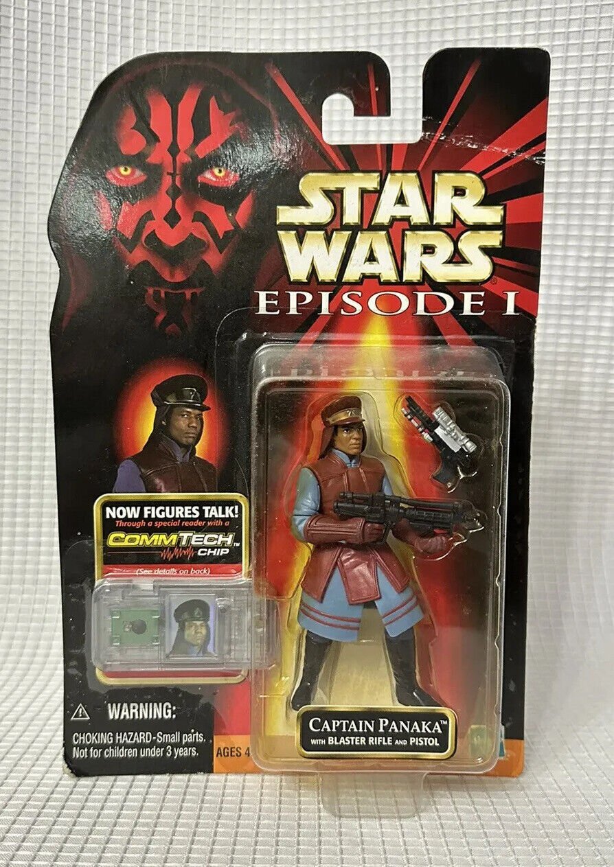 Hasbro Star Wars Captain Panaka Blaster Rifle and Pistol 84108 Action Figure NIP