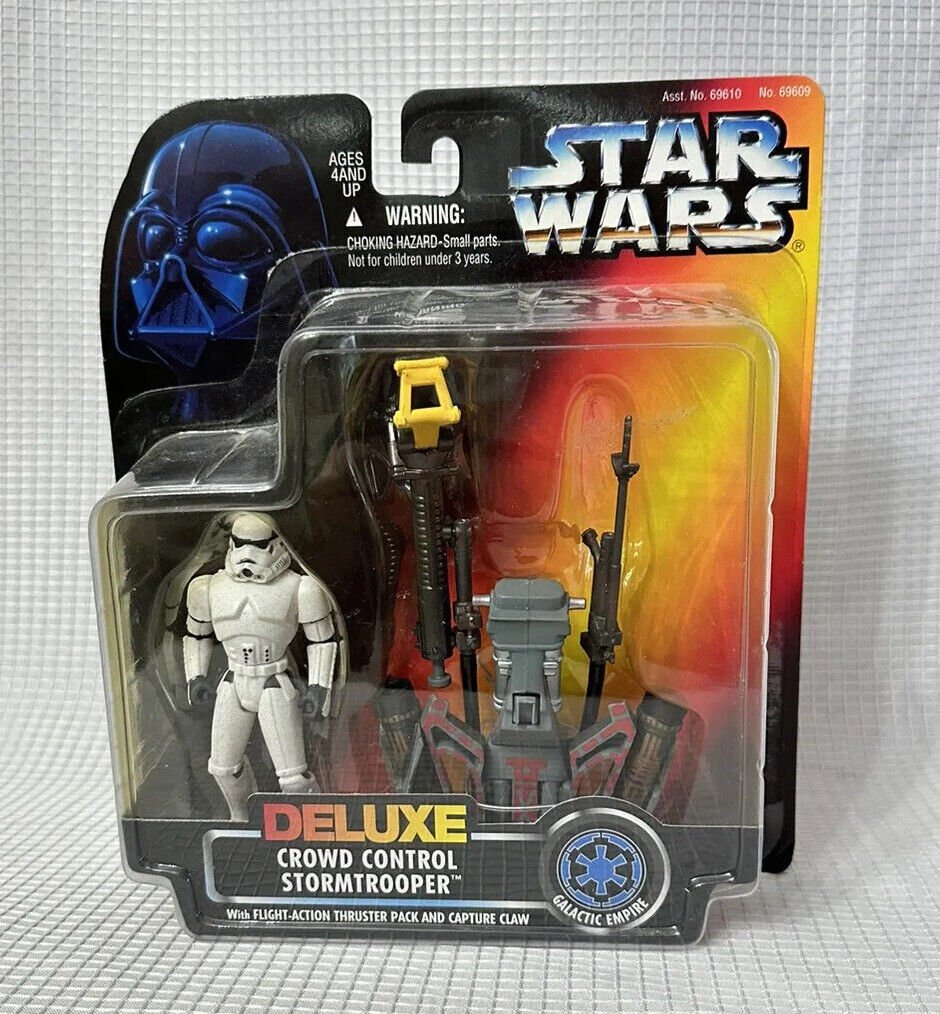 Star Wars Crowd Control Stormtrooper Deluxe 1996 Kenner Action Figure Brand NIB