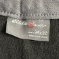 NWT Eddie Bauer Mens Dark Blue Fleece Lined Tech Outdoor Sports Pants Size 34x32