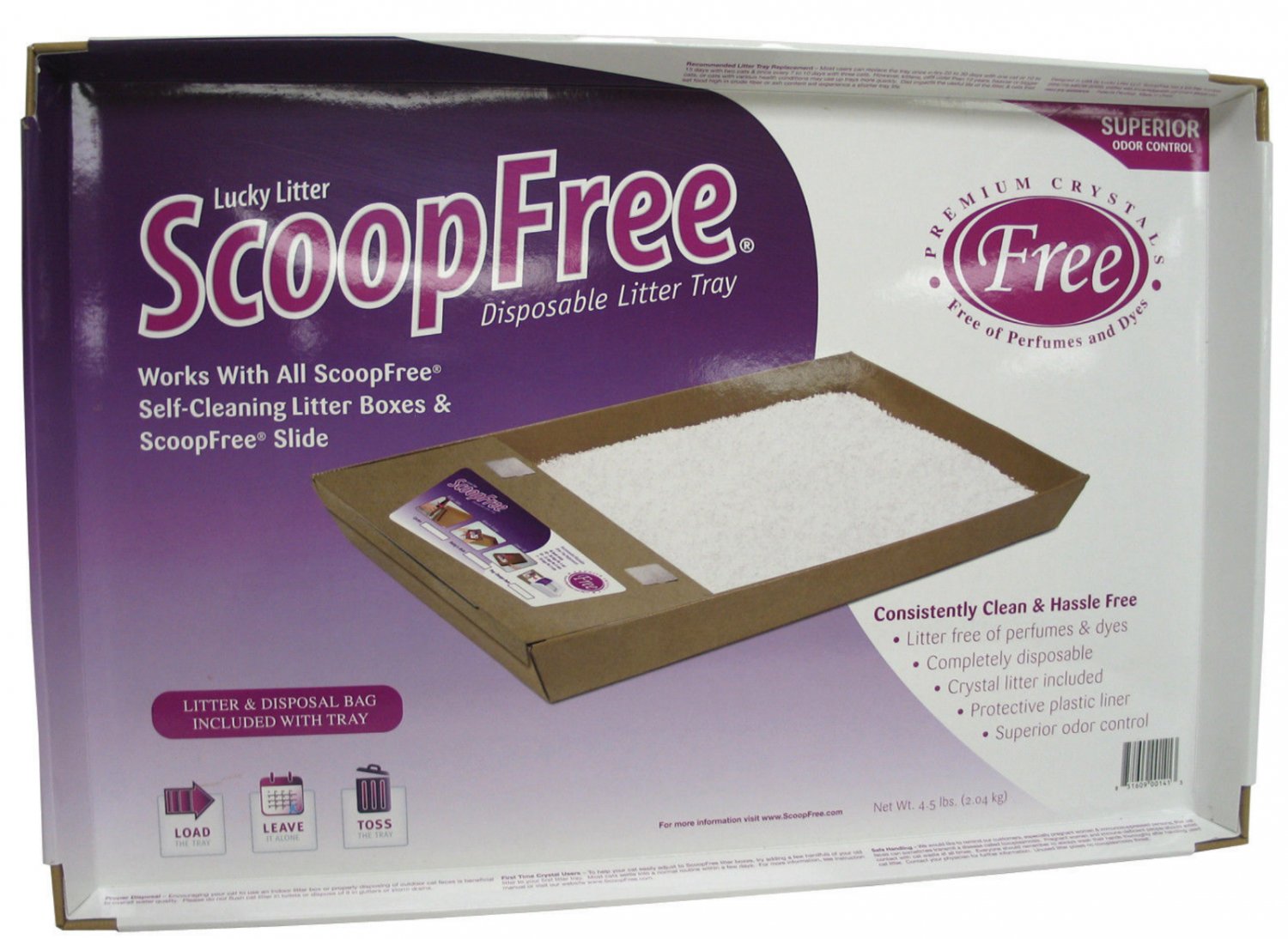 3 Pack PetSafe ScoopFree SelfCleaning Cat Litter Box Tray Refills