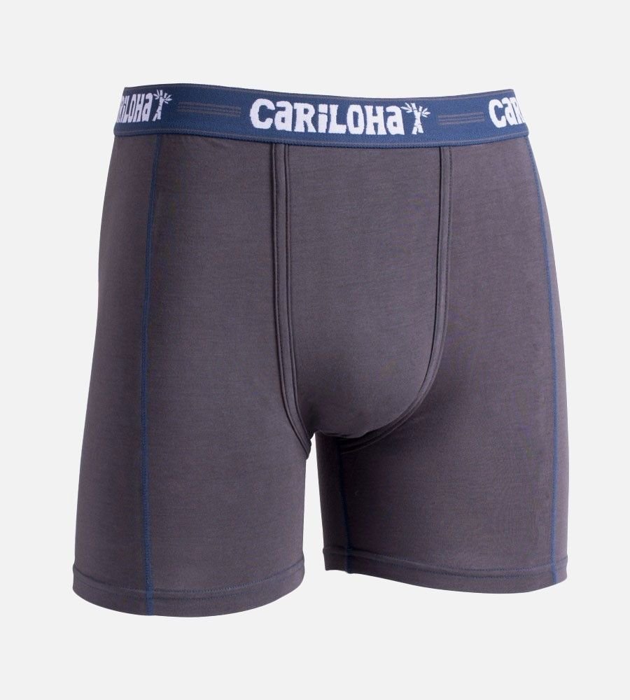 Men's Bamboo Underwear by Cariloha, Boxer Briefs without Fly, Carbon ...