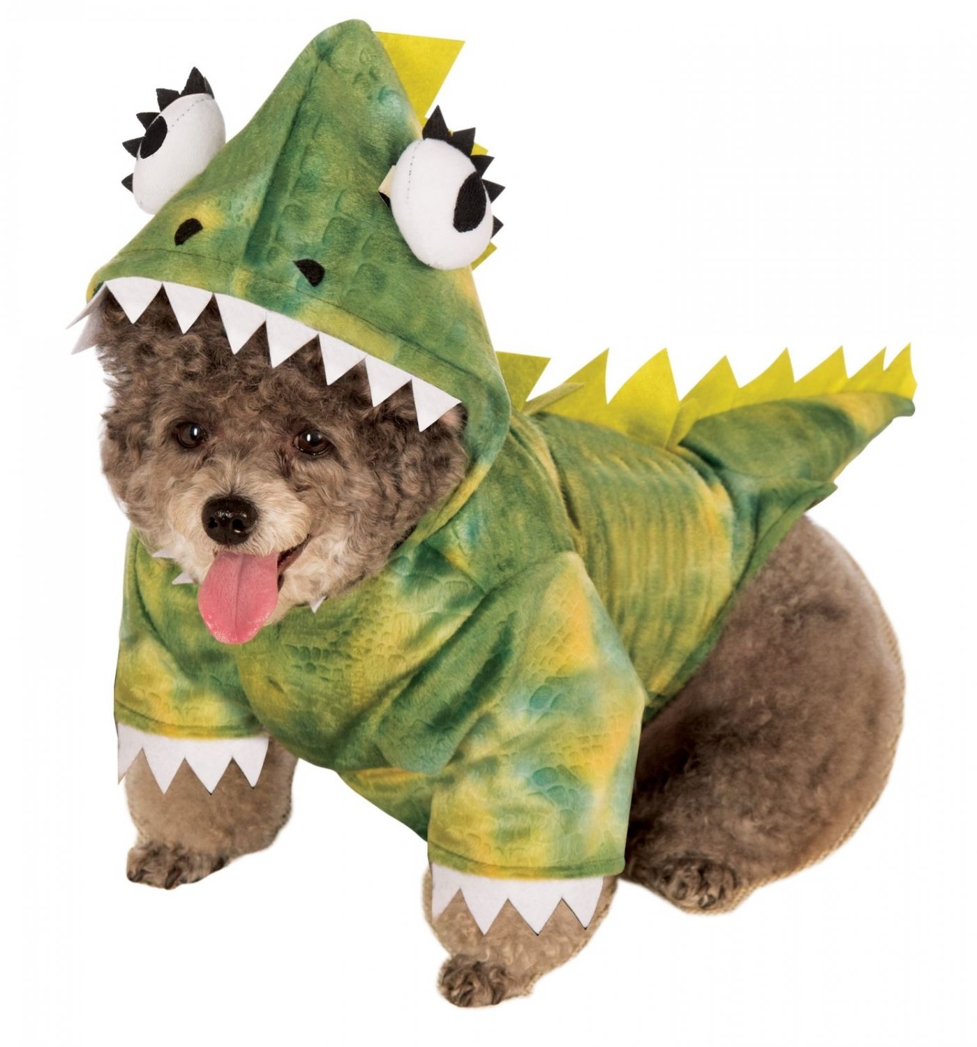 Rubie's Pet Costume, Large, Green Dinosaur Hoodie