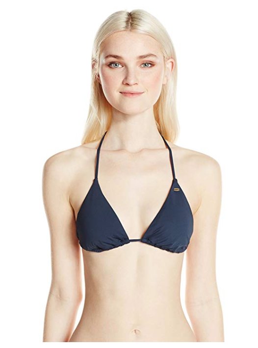 O'Neill Women's Dream Catcher Triangle Bikini Top, Grey/Grey, XS ...