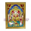 Vishwakarma in Photo Frame - Om Pooja Shop
