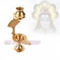 Yoni Base with Nagaraj and Abhishek Pot in Brass - Om Pooja Shop