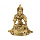 Annapurna Devi Murti in Brass - Om Pooja Shop