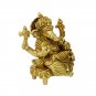 Ganesha Seat on Sinhasan in Brass - Om Pooja Shop