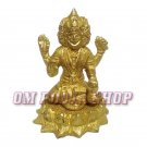 Lord Prajapati Brahma Statue in Brass - Om Pooja Shop