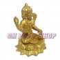 Lord Prajapati Brahma Statue in Brass - Om Pooja Shop