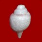 Flower Carving Natural Blowing Shankha for Blowing - Om Pooja Shop