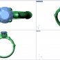 CA2 - Jewelry Engagement Ring 3D Design Downloadable File For 3D Printing