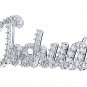 Joshua Diamond Set Version Jewelry Font Necklace Design-JDS-A 3D print model