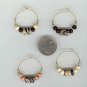 Fat Animal Print Safari Wine Charm Charms Markers: Set of 4