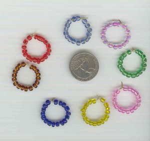 8 Beaded Wine Charm Charms Markers
