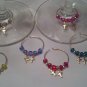 Gems4Stems: 6 Gold Cross Wine Glass Charms-Perfect For First Communion