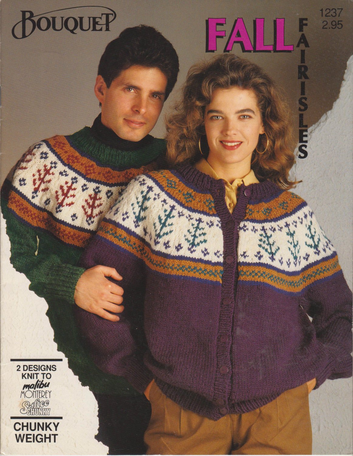 Bouquet Fall Fairisles Knitting Pattern #1237