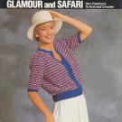 Bucilla 1985 Knitting and Crochet Pattern Glamour and Safari Volume 817