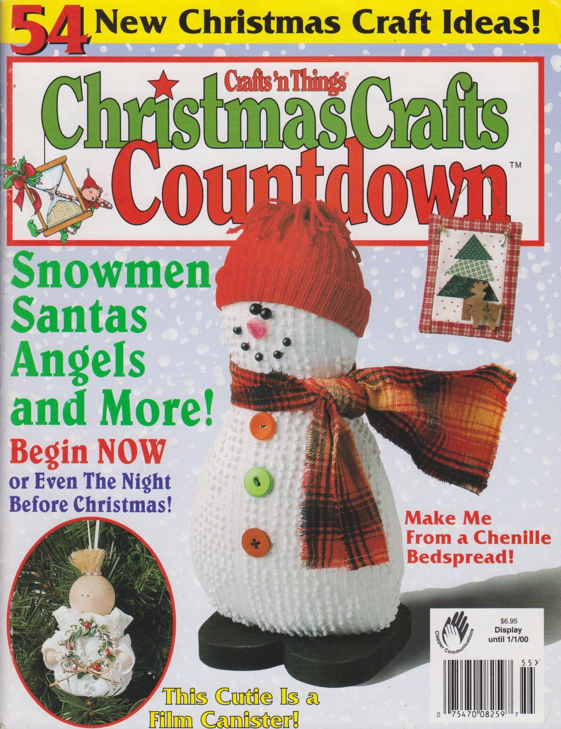 Download Crafts N Things Christmas Crafts Countdown 1999 Magazine PSD Mockup Templates