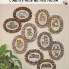 Janlynn Country Rose Ruffled Hoops Cross Stitch Pattern Leaflet #940-01