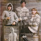 Leisure Arts Vintage 1976 Knitting Pattern Bulky Knits #87