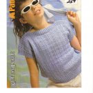 Patons Knitting Pattern No.8244 Sleeveless Top in 6 Sizes 22 to 32 inches