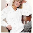 Select10n Knitting Pattern No.1564 for V Neck Pullover