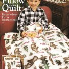 Simplicity 2000 Pillow in a Quilt Pattern #0394 Easy To Sew Fleece Instructions