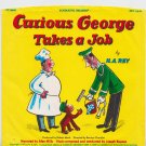 Scholastic Records 1969 Children's 33-1/3rpm 7 inch Record Curious George Takes A Job