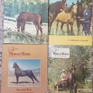 4 Morgan Horse Magazines 4 Issues - Sept/Oct 1980 June 1983 May 1982 Aug 1983