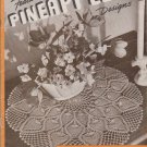 Clark's 1940s Crochet Pattern Book No.230 Doilies Tablecloths Bedspreads Runners Pineapple Designs