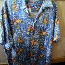 SZ XL JOE KEALOHA’S  EXOTIC MAN’S HAWAIIAN SHIRT. COLORFUL